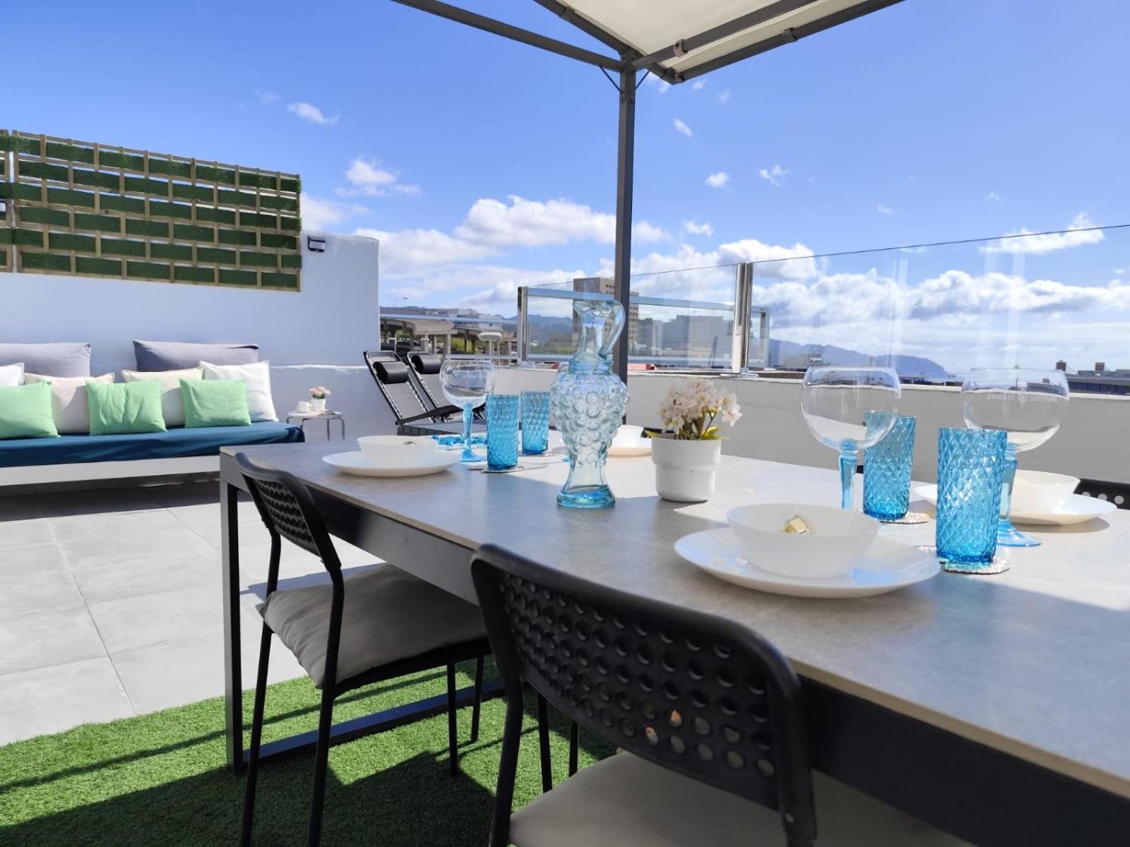 Atico Micaela. Terraza Y Vistas Διαμέρισμα Σάντα Κρουζ Τενερίφης Εξωτερικό φωτογραφία
